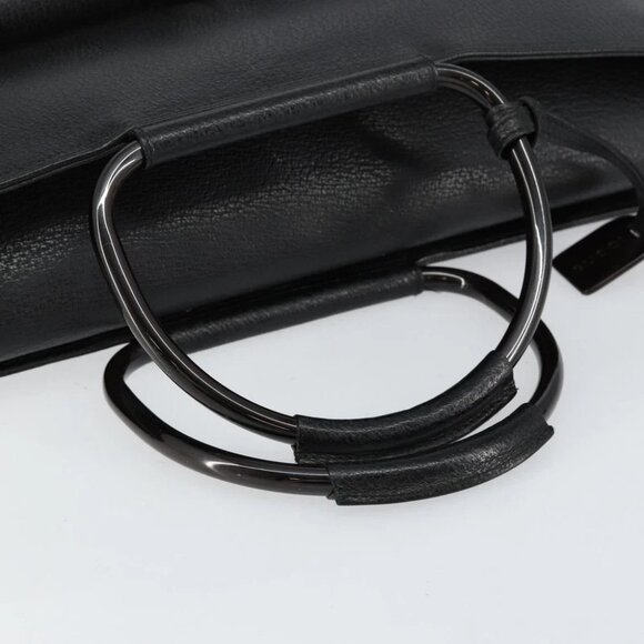 GUCCI Hand Bag Leather Black - Picture 9 of 16